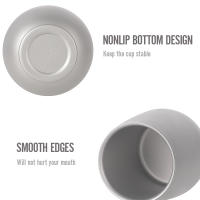 Taza De Acero Ligeramente Doble Para Exteriores Y Camping 120ml Taza De Agua Y Té Para Senderismo Y Uso Doméstico En Oficina Material De Titanio - details 3