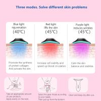 Masajeador de cuello, instrumento de belleza para el cuello, eliminación de papada, terapia de lifting facial, masajeador de cuello con vibración térmica de 40 °C/45 °C, masajeador antiarrugas. - details 2
