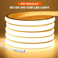 Tira De Luz LED COB Impermeable 12V 24V Flexible Con 320LEDs Alta Densidad Iluminación Lineal Para Decoración De Interiores - details 1
