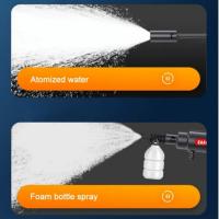 Pistola de agua inalámbrica de alta presión para lavado de autos, 500 W, 60 bar, generador de espuma, limpiador portátil, lavadora de autos - details 6