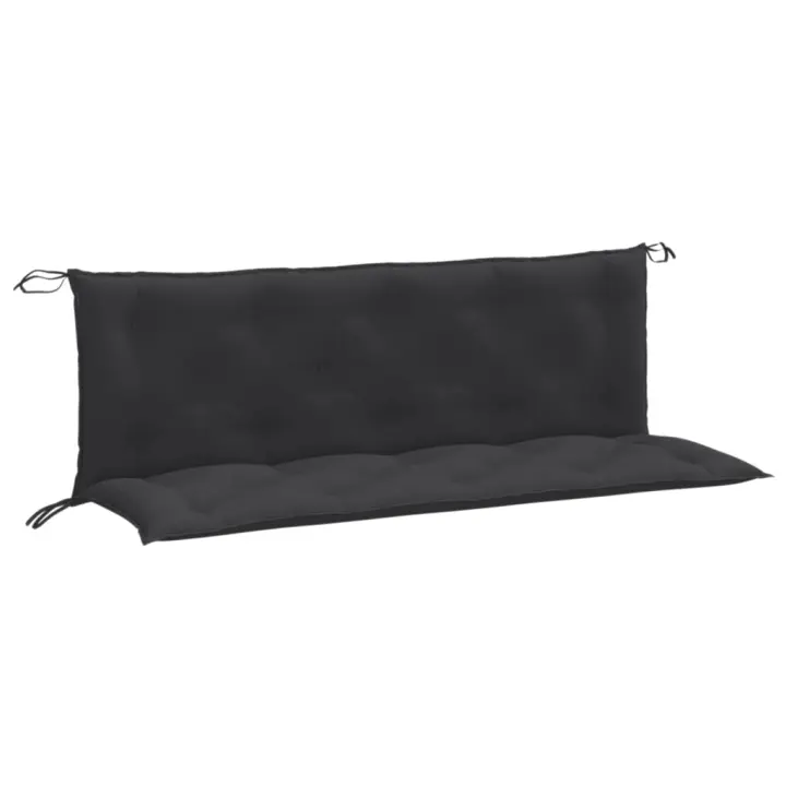 vidaXL Cojines banco jardín 2 uds tela 150x50x7 cm Color Antracita melange,  Gris claro melange,  Gris oscuro melange y mas Cojín Decorativo de Asiento Cojines de muebles de salon - 1