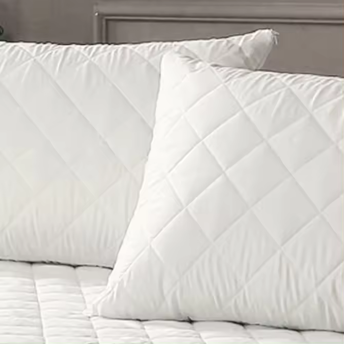 Protector de almohada Acolchado Naturals - 100% PES - Ajustable - Suave, transpirable y duradero - 45x70/45x90/45x105/45x135/45x150/45x180 cm - Cubre almohada - 1
