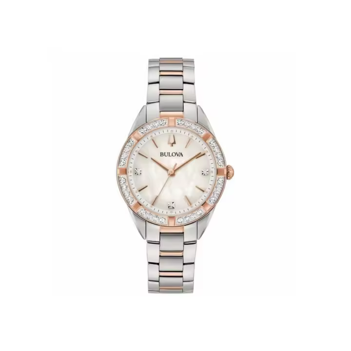 RELOJ BULOVA 98R281 SS BICOLOR RG CLASSIC SUTTON DIAMONDS LADY EAN: 7613077580745 BULOVA 98R281 - 1