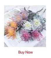 Rosa De Seda Artificial Dahlias Para Boda Arco Navidad Fiesta Doméstica Regalo DIY Decoración De Jardín Caja De Regalo - details 1