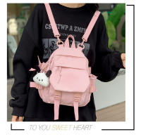 Mochila Mini Kawaii De Moda Para Mujeres Y Adolescentes Bolsa De Hombro Multifuncional Pequeña Para Viajes Y Escuela Material Oxford Con Lining De Poliéster - details 0
