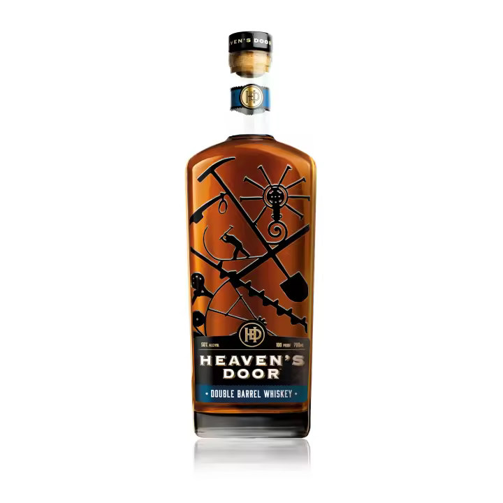 BOB DYLAN'S HEAVEN´S DOOR TENNESEE DOUBLE BARREL AMERICAN WHISKEY 70CL 50% - 1