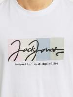 Jack & Jones Jorportland Block Branding Ss Cn Ln 12262662 Bright White Hombre - details 5
