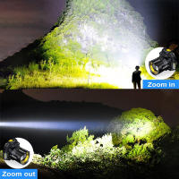 Linterna Frontal LED Recargable Con Sensor Y Batería Integrada Para Pesca Y Camping Torcha LED De Cara Con COB Luz Exterior De 180° Impermeable - details 1