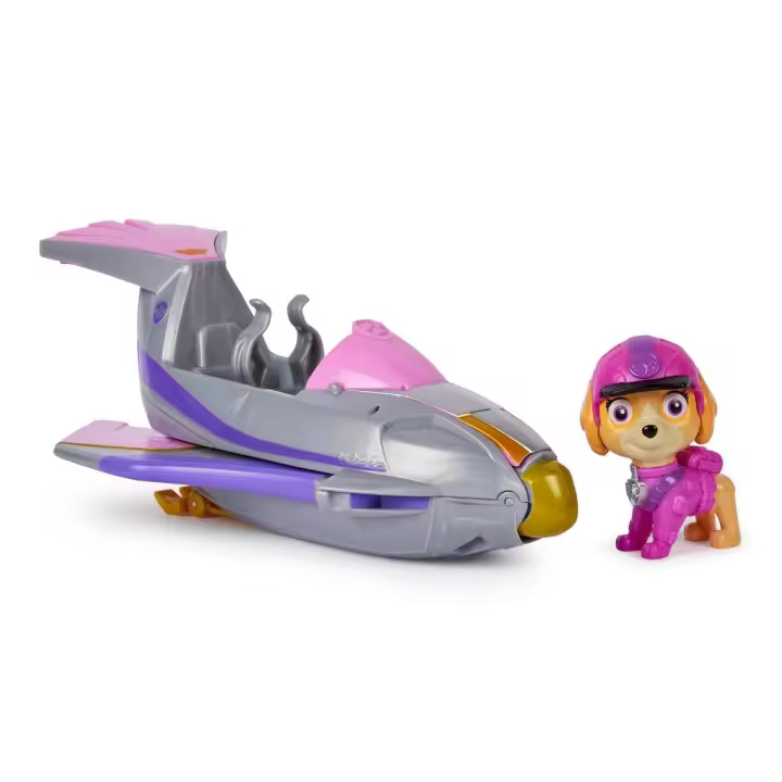 SPIN MASTER - PATRULLA CANINA - Pack Figura Skye Jungle Pups y Vehículo Halcón - Patrulla Canina Juguetes - 6067760 - Juguetes Niños 3 años + - Regalo Niño 3 años + - 1
