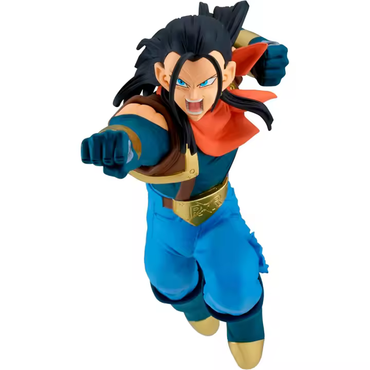 FIGURA DRAGON BALL GT SUPER #17 (Vs SON GOKU SUPER SAIYAN) MATCH MAKERS 16 CM - BANPRESTO - Nuevo a Estrenar - Original Banpresto - Bandai - Figura de colección - Figura Dragon Ball - 1