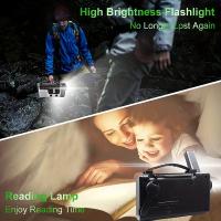 Radio de emergencia con manivela solar AM/FM/SW multibanda con linterna, luz de lectura, sirena y función de carga de teléfono móvil. - details 2