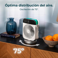 Climatizador de Sobremesa Cecotec EnergySilence 600 DeskChill Smart Rotate – Enfriador con Oscilación, 300 ml - details 1