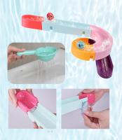 Juguetes De Baño Para Niños 12/16/24 Piezas Bloques De Construcción Carrusel De Ducha Juguete De Agua Regalo De Halloween Y Navidad - details 2