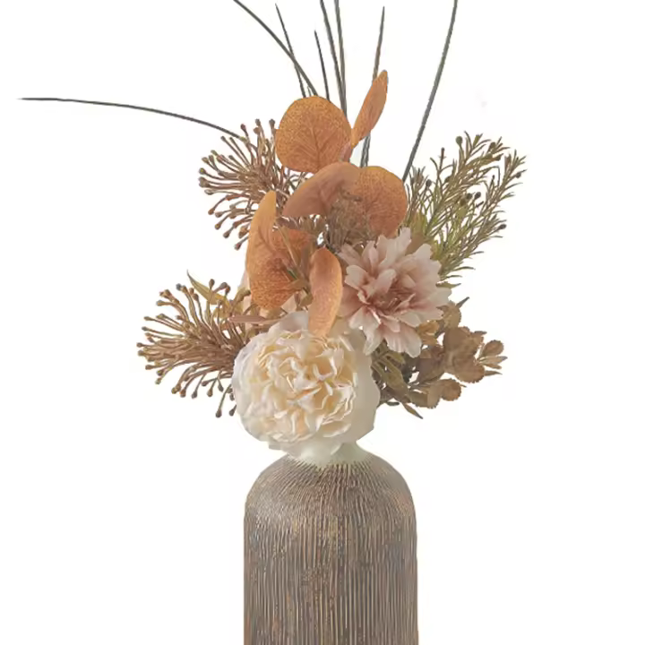 Rosa De Seda Alta Calidad Pekino Artificial Flor Para Decoración De Hogar Y Fiestas Boda Aniversario Regalo De Graduación Decoración De Navidad - 1