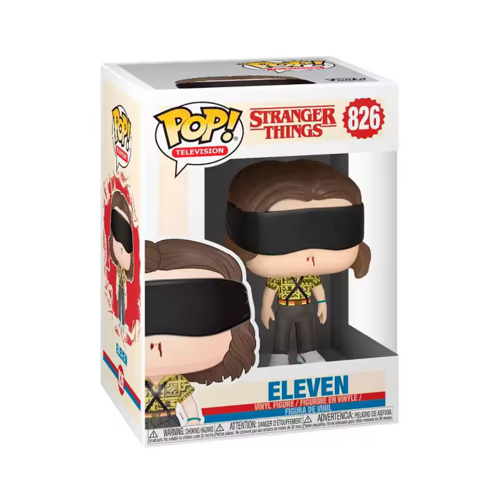 FIGURA FUNKO POP STRANGER THINGS ELEVEN 9 CM - Nuevo a Estrenar - Original FUNKO - Miniatura POP - Figura de Colección Funko - Colección Stranger Things - Eleven Blind - 1