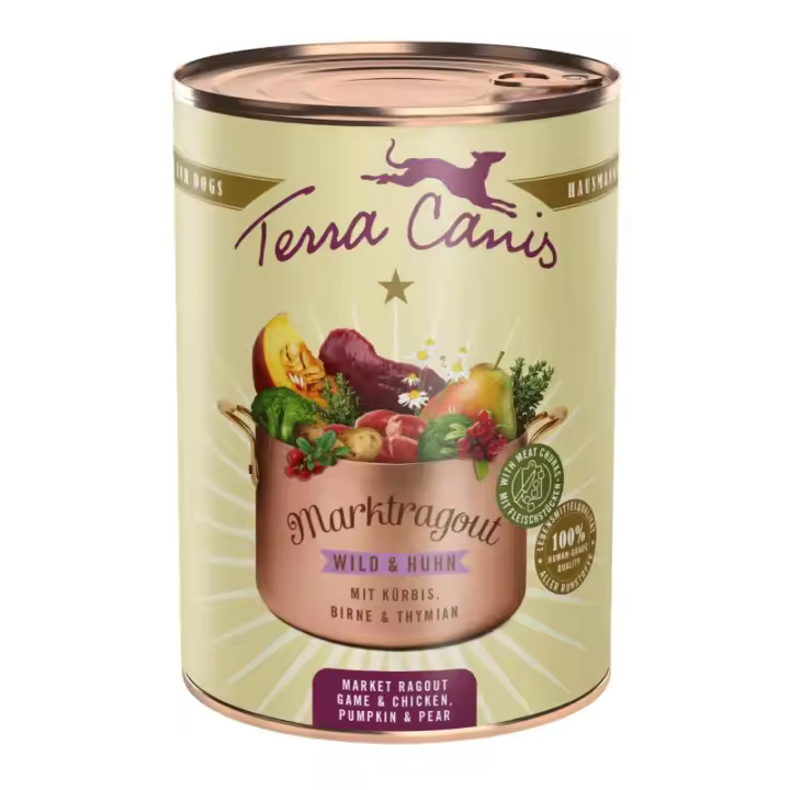 Terracanis Terra canis Ragout Venado y pollo con calabaza, pera y tomillo - 1