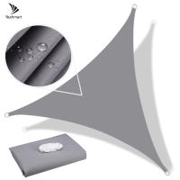 Vela de Sombra Impermeable Triangular Canopy de Protección al Sol Instalación Fácil en Jardín, Patio, Piscina Material de Oxford - details 6