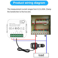 Medidor De Energía WiFi Tuya Smart Life 80A Monitoreo Remoto De Producción Y Consumo De Energía Control Por APP - details 1