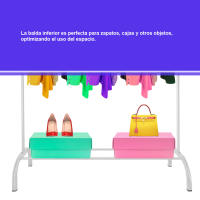 Nyana Home Perchero Burro Premium Rack 1 Stand Medidas 148x110x41cm - details 1