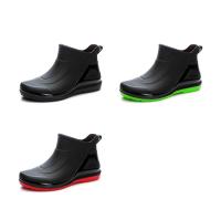 Botas De Lluvia Antideslizantes Para Hombre Botas Cortas Impermeables De Goma Para Cocina Cubierta De Zapatos Para Lavado De Coche Pesca Y Trabajo - details 5