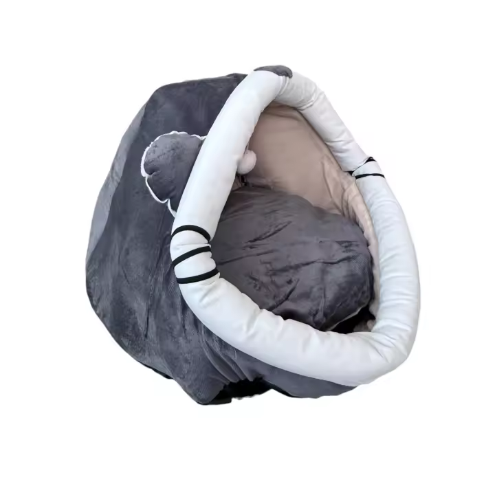 COTTECOTA- Cama Cueva para Mascotas Pequeñas 30 cm  y 40cm– Cama Tipo Igloo Suave y Acolchada para Gatos y Perros Pequeños, Refugio Cálido y Cómodo para Interior - 1