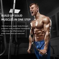 Cuerda De Agachamiento Para Tríceps Accesorio De Gimnasio Para Músculos De Braza Y Hombro Manijas De Face Pull Para Entrenamiento De Fuerza - details 4