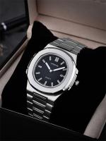 Reloj De Lujo Para Hombre 2024 Reloj De Pulsera De Cuarzo Acero Inoxidable Resistente Al Agua Con Luminiscencia Y Fecha Cuadrado - details 0