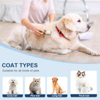 Recortadora De Pelo Para Perros Y Gatos USB Recargable Set De Peluquería Para Mascotas Apto Para Perros Gatos Conejos Color Oro Y Rosa - details 0