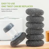 Cepillo De Limpieza Para Platos Y Vajilla Con Dispensador De Jabón Eco-amigable Material PP Herramientas Pequeñas Prácticas Para La Cocina - details 3