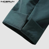 Incernun Chaqueta De Hombre Estilo Coreano 2024 Moda Casual Manga Larga Suelta Ajustada Talla S-5XL Ropa De Calle Unisex - details 12