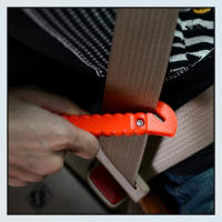 Martillo De Seguridad Para Coche 2PCS Herramienta De Rescate Emergencia Rompe Vidrio Cinturón De Seguridad Cutter Herramientas De Escape Para Vida - details 5