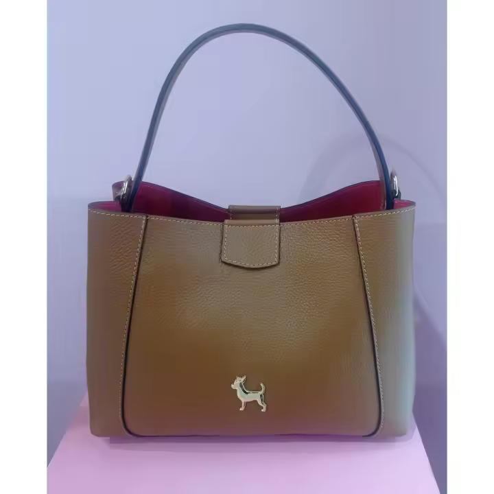 Bolso Chiguagua Piel Marrón , Ref: CHP241024-1 - 1