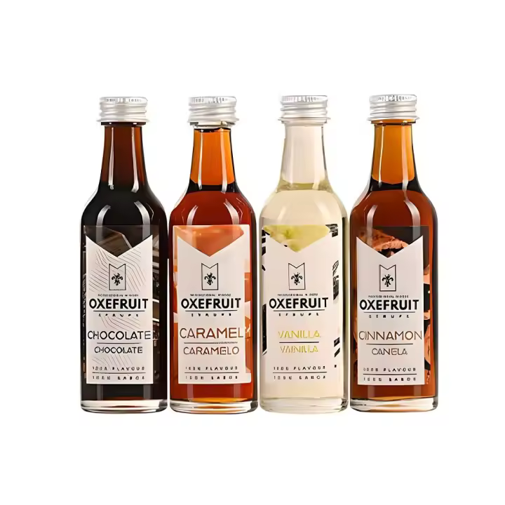 Set Barista 4 botellas de Sirope variadas de 5 cl  para acompañar el café 8436594871726 - 1