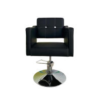 Silla Barbería Ergonómica JUPITER para Barberías, Peluquerías y Salones - Negro - Altura Ajustable, Giratoria y Cómoda - details 3