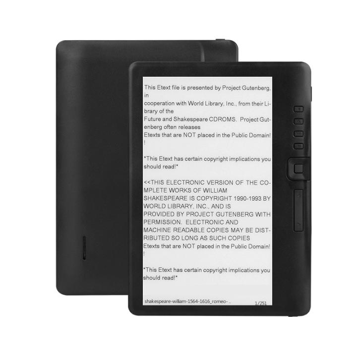 Lector De eBooks Portátil 7 Pulgadas Pantalla HD Colorful 800x480 Memoria 4GB/16GB/32GB Bluetooth WIFI Lectura De E-books