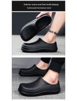 Zapatos De Cocina Para Hombres Resistentes Al Aceite Impermeables Antideslizantes De Talla Grande Para Exterior Y Jardín Cuatro Estaciones Antipalos EVA - details 4