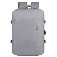 Bolsa de viaje expandible de gran capacidad con varios colores disponibles para computadora portátil de viaje, mochipa para Pareja with Carga USB para helbres y Mujeres. - details 3