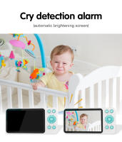 Monitor De Bebé Inteligente Tuya WiFi Con Detección De Llorido Audio Y Video Cámara PTZ Infrarrojo Pantalla De 5 Pulgadas 1080P Visión Remota Por App Móvil - details 7