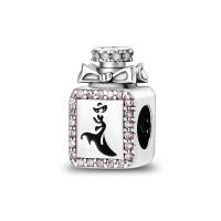 Perlas De Perfume Para Mujer Plata Esmaltada Colgante De Zapatos Altos Y Lápiz Labial Para Pulsera DIY Joyería - details 28
