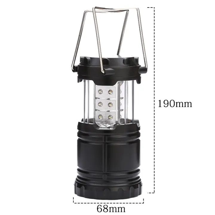 2 linternas de camping portátiles en Pilas, Luces para Tienda de campaña, impermeable, para Exterior, para Emergencias, senderismo y acampada. - 1