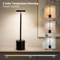 Lámpara De Mesa LED Con Sensor De Toque Luz Nocturna Recargable Sin Cable Para Decoración De Habitación Restaurante Hotel Bar - details 2