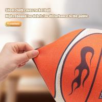 Baloncesto Silencioso - Balón De Entrenamiento Interior De Bajo Ruido Y Alta Elasticidad Material De Goma Tamaño 7 Para Práctica En Interiores - details 4
