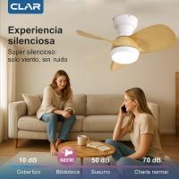 CLAR - Ventilador de Techo con Luz LED, Motor DC Eficiente y Silencioso - details 7