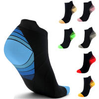 GOMOREON Calcetines De Compresión Para Tobillo 1 Par Unisex Calcetines De Correr Con Soporte De Tobillo Material 60% Poliéster 40% Spandex - details 2