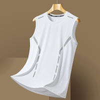Camiseta Deportiva Sin Mangas YJKVUR Para Hombres Secado Rápido Verano Algodón Transpirable Ligero Talla Grande Camiseta Deporte Baloncesto Gimnasio - details 2