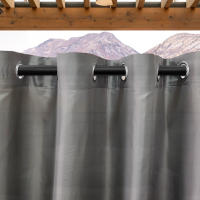 2PCS Cortina Exterior Impermeable Y UV-Prueba Para Jardín Adecuada Para Gazebo Instalación En Techo Material De Poliéster Clásico Estilo - details 5