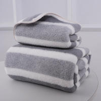 Toalla De Baño De Microfibra Absorbente Y Secado Rápido Toalla De Playa Grande Toalla Ancha De Alta Calidad Bata De Baño - details 1