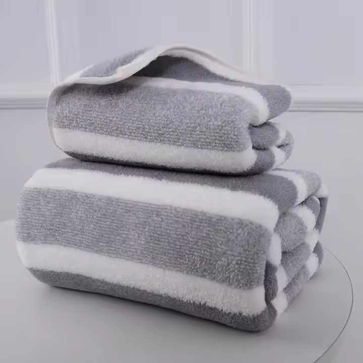Toalla De Baño De Microfibra Absorbente Y Secado Rápido Toalla De Playa Grande Toalla Ancha De Alta Calidad Bata De Baño - 1