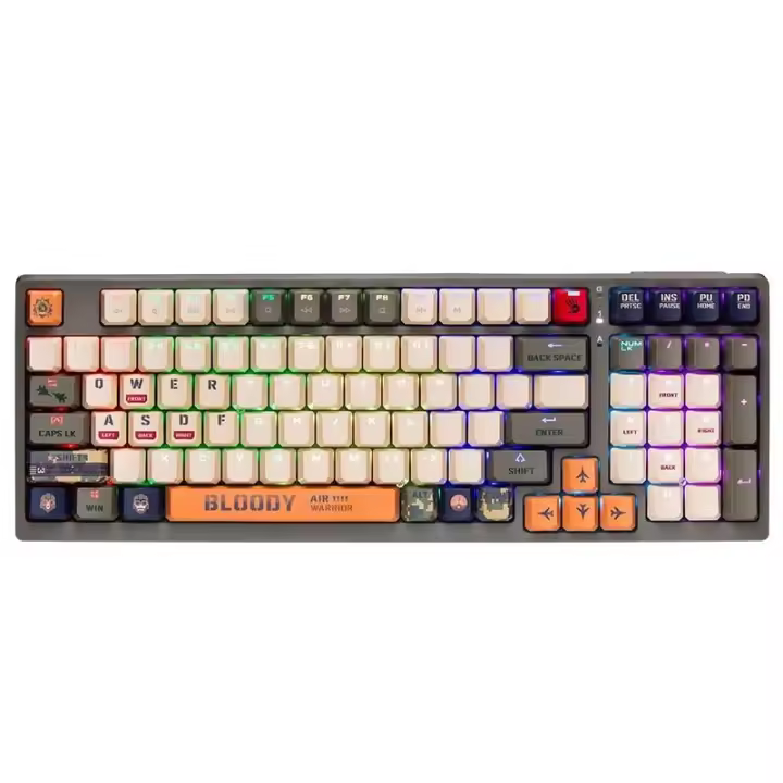 Teclado mecánico A4TECH BLOODY S98 USB Aviator (BLMS Red Switches) A4TKLA47260 - 1