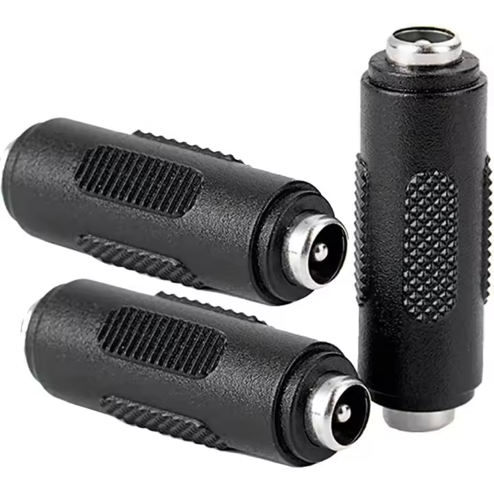 Adaptador de corriente CC Conector hembra a hembra de CC Enchufe hembra a hembra Adaptador de CC 5,5 x 2,1 mm recto - 1